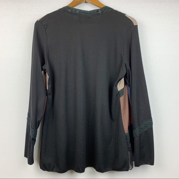 Panilli Open Front Lace & Ruffle Cardigan - Picture 3 of 8